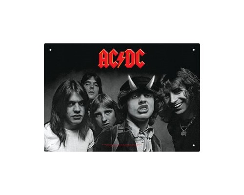 Enseigne AC/DC en métal / Highway To Hell